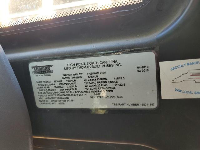 2011 THOMAS SAF-T-LINER C2 #3273801361