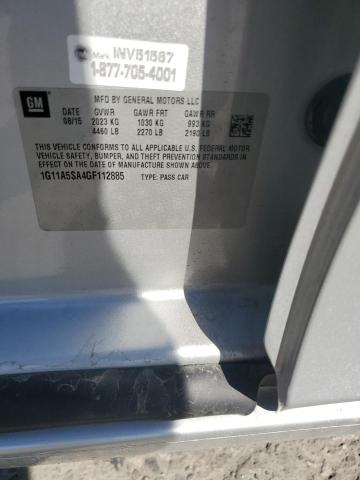 2016 CHEVROLET MALIBU LIM - 1G11A5SA4GF112885