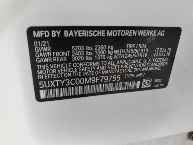 2021 BMW X3 SDRIVE30I #3284209555