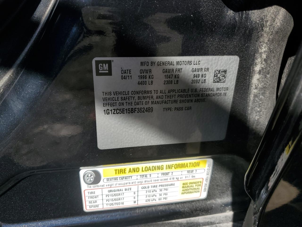 CHEVROLET MALIBU 1LT