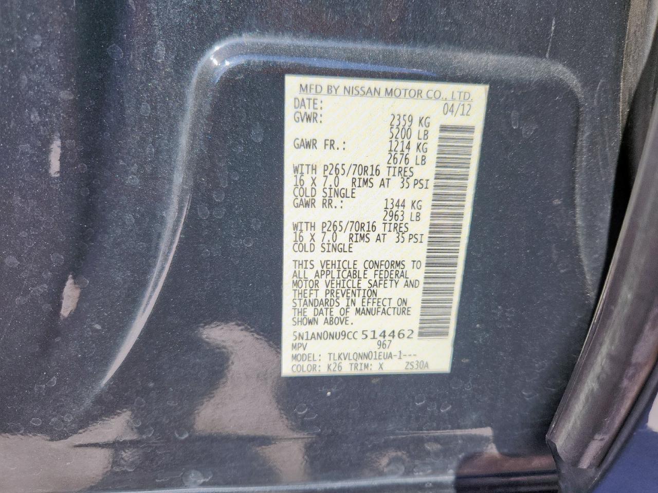 NISSAN XTERRA OFF ROAD