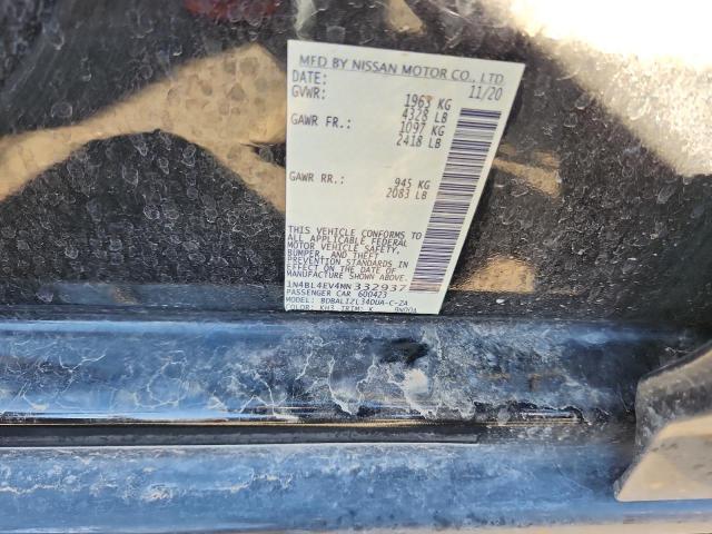 2021 NISSAN ALTIMA SL - 1N4BL4EV4MN332937