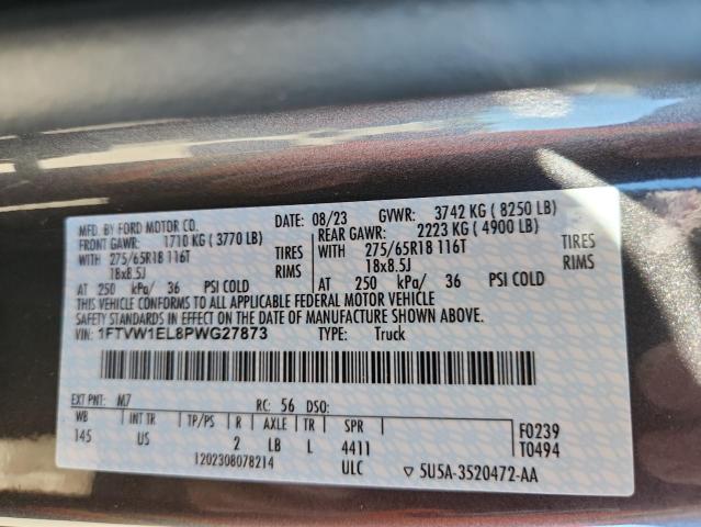 2023 FORD F150 LIGHT - 1FTVW1EL8PWG27873