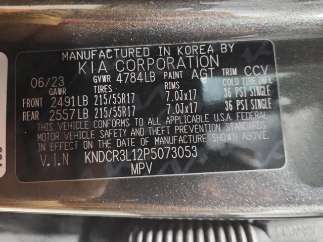 2023 KIA NIRO WIND KNDCR3L12P5073053