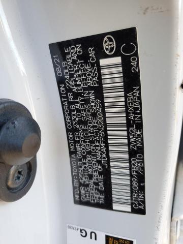 2022 TOYOTA PRIUS PRIM - JTDKAMFP6N3202459