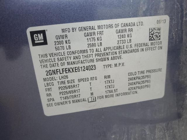 2014 CHEVROLET EQUINOX LT - 2GNFLFEKXE6124023