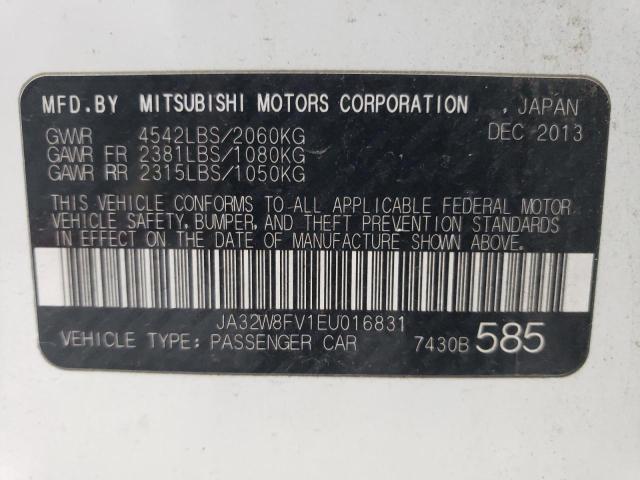 2014 MITSUBISHI LANCER EVO #3310373973