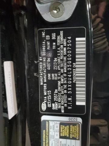 2016 KIA OPTIMA EX #3291427143