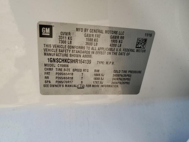 2017 CHEVROLET SUBURBAN C #3296436637