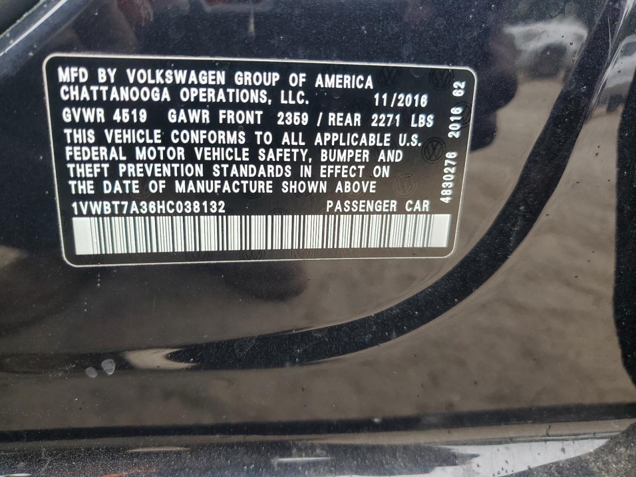 VOLKSWAGEN PASSAT SE