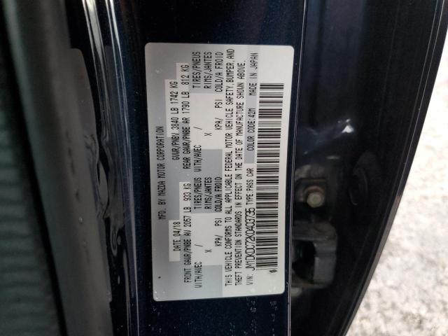 2019 MAZDA CX-3 TOURI JM1DKDC72K0403735