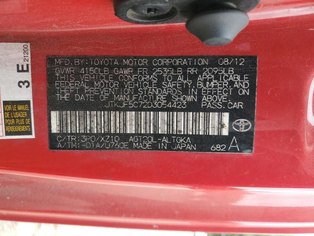 2013 TOYOTA SCION TC #3283932798
