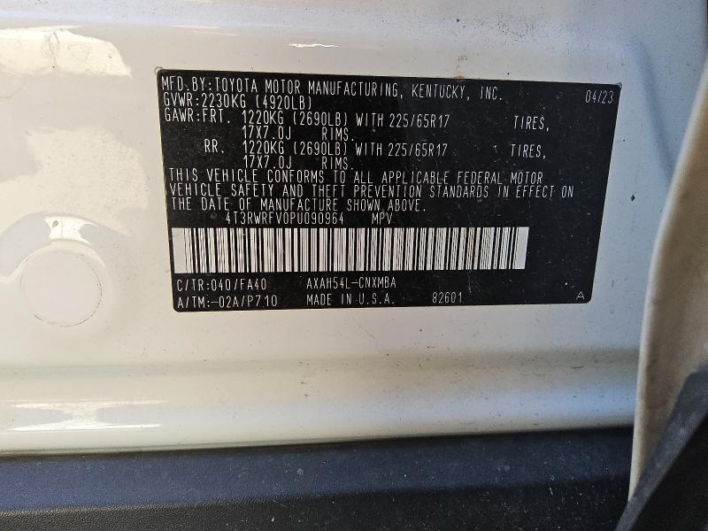 2023 TOYOTA RAV4 XLE - 4T3RWRFV0PU090964