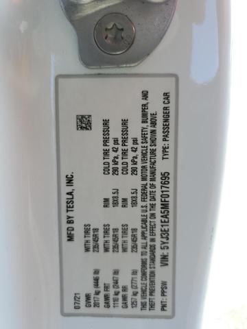 2021 TESLA MODEL 3 #3296917830