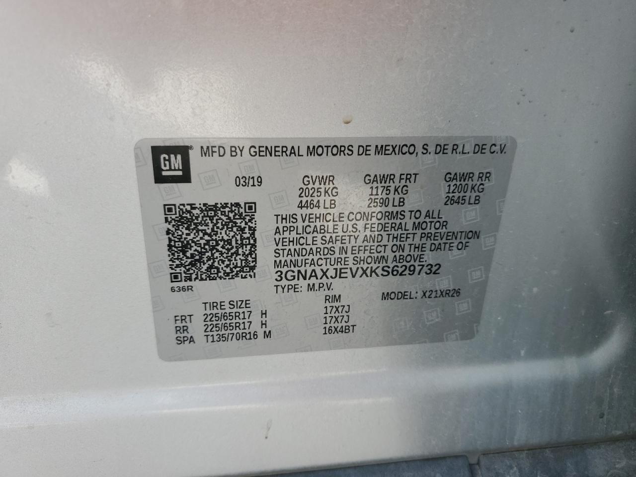 CHEVROLET EQUINOX LT