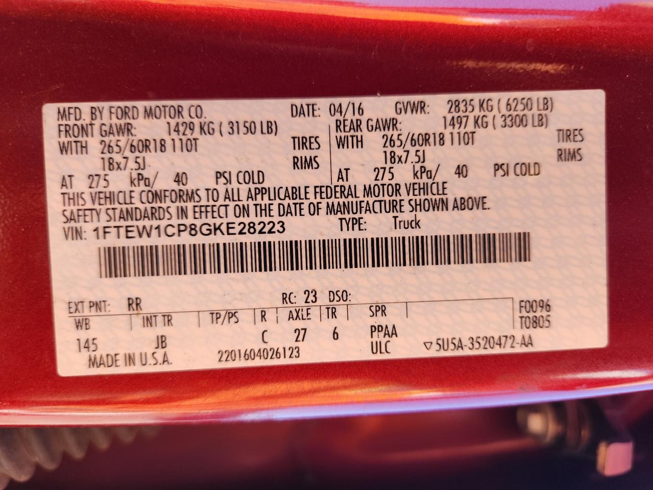 FORD F-150 SUPERCREW