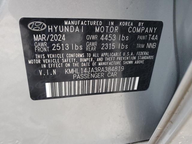 2024 HYUNDAI SONATA SEL KMHL14JA3RA384819