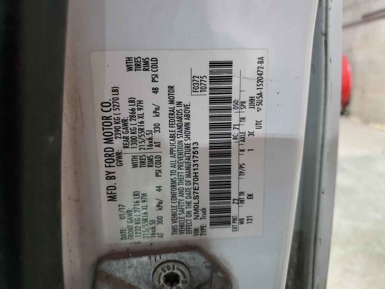 FORD TRANSIT CONNECT XL