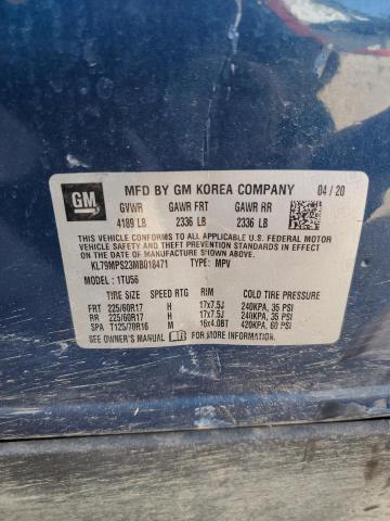 2021 CHEVROLET TRAILBLAZER LT - KL79MPS23MB018471