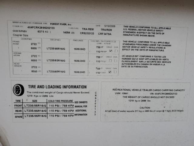 2009 CEDAR CREEK 5TH WHEEL #3287697025