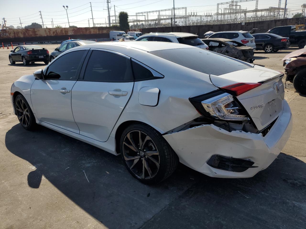 Lot #3302743011 2020 HONDA CIVIC SPOR