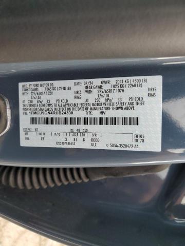 2024 FORD ESCAPE ACT 1FMCU9GN4RUB24300