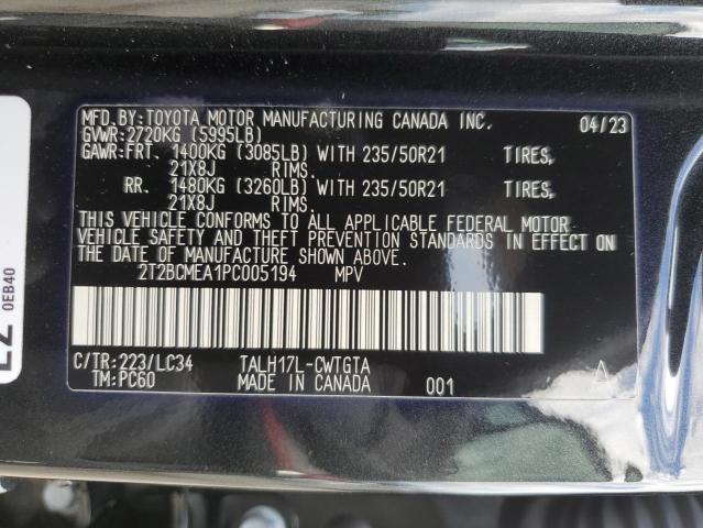 2023 LEXUS RX 500H F 2T2BCMEA1PC005194