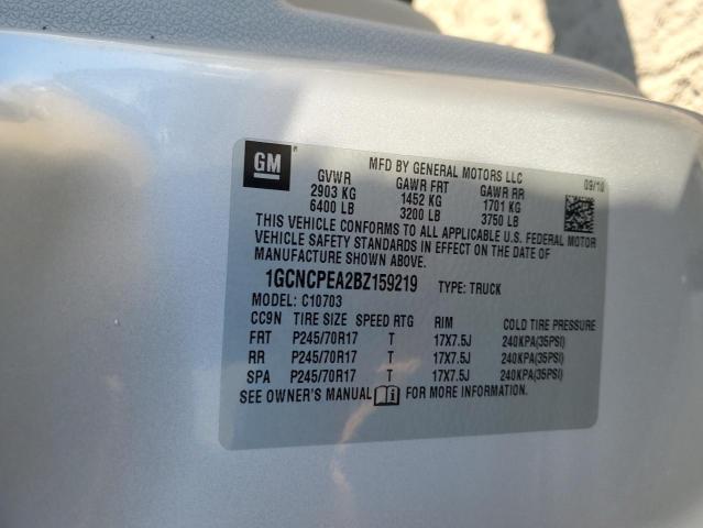 2011 CHEVROLET SILVERADO - 1GCNCPEA2BZ159219