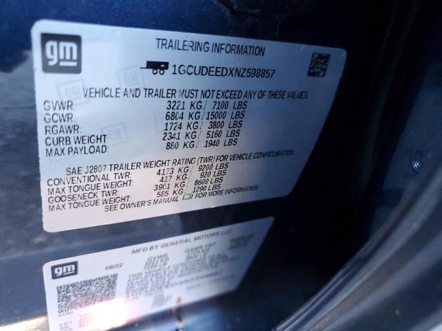 2022 CHEVROLET SILVERADO #3290258230