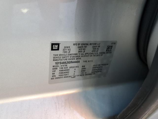 2016 CADILLAC ESCALADE 1GYS4AKJ5GR444404