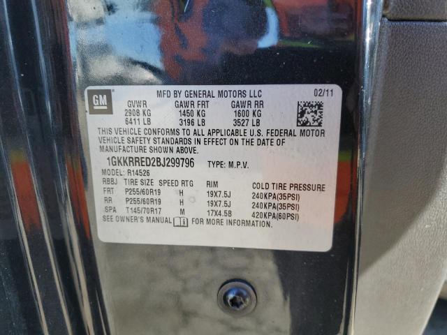 2011 GMC ACADIA SLT-1 - 1GKKRRED2BJ299796