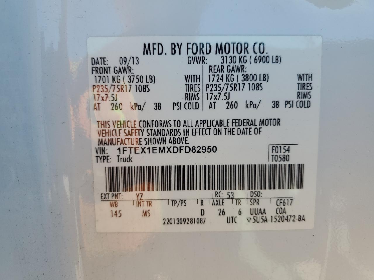 FORD F-150 SUPER CAB