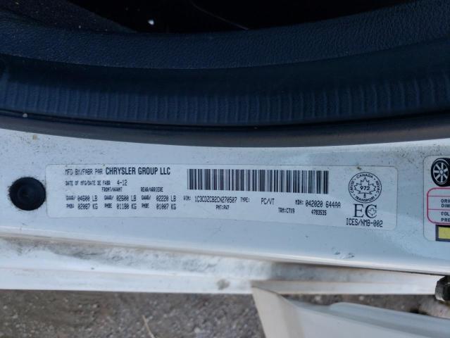 2012 DODGE AVENGER SX - 1C3CDZCB2CN270507