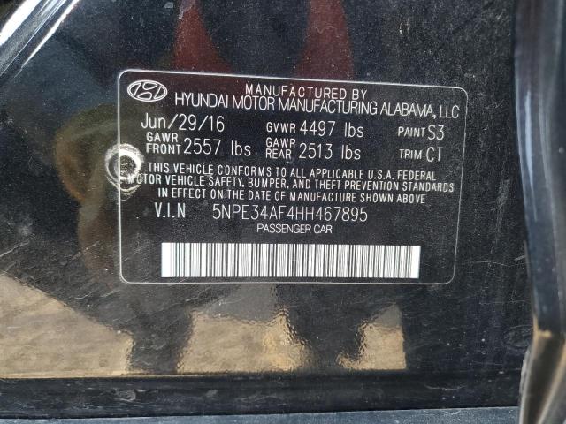 2017 HYUNDAI SONATA SPO - 5NPE34AF4HH467895