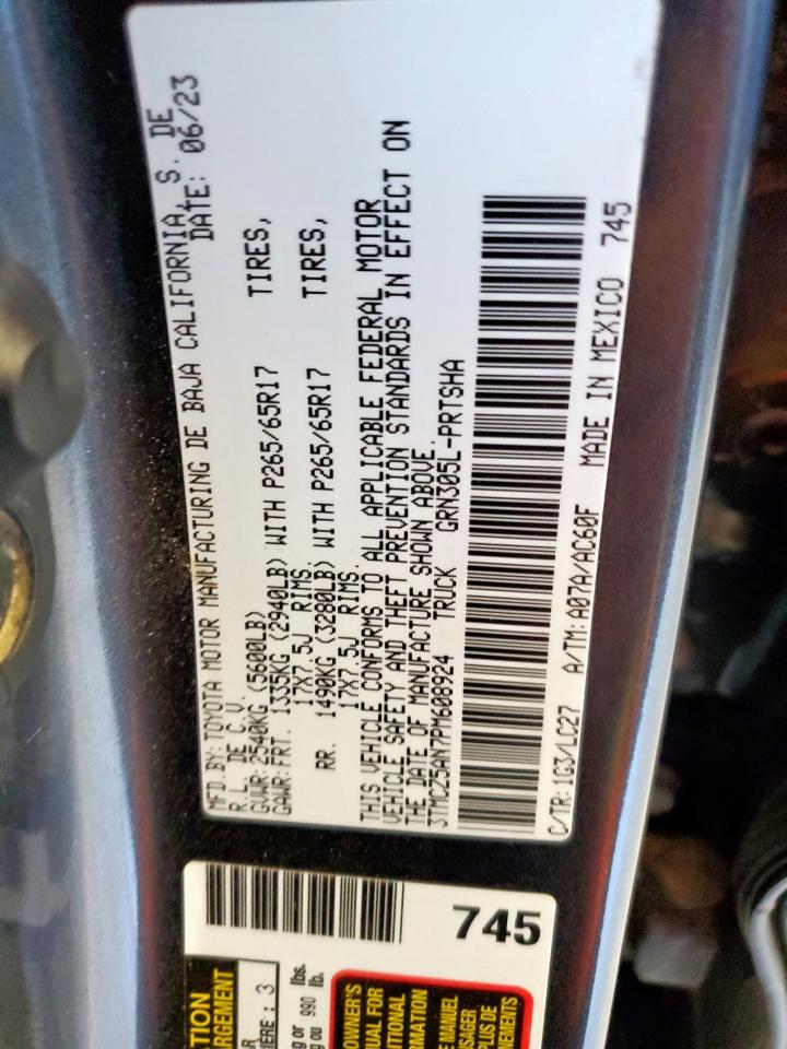 TOYOTA TACOMA DOUBLE CAB