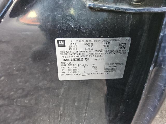 2017 CHEVROLET EQUINOX LT #3292318273