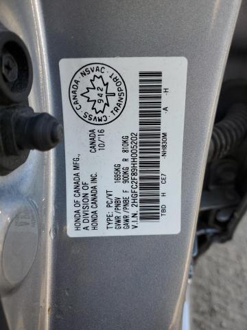 2017 HONDA CIVIC EX - 2HGFC2F89HH005202