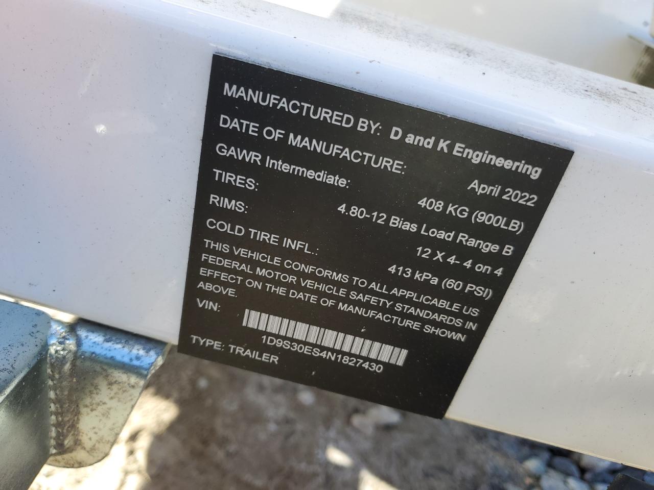 Lot #3296248475 2022 ALMX TRAILER