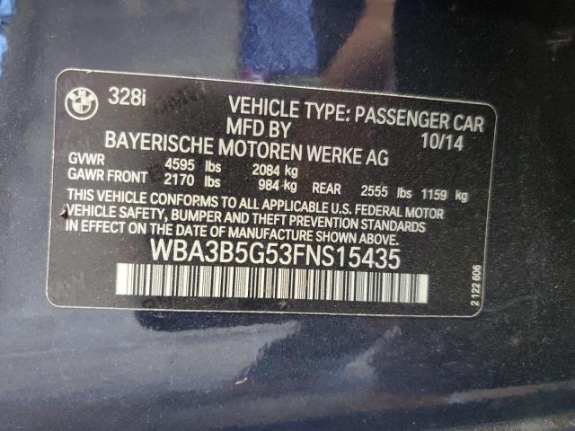 2015 BMW 328 XI SUL - WBA3B5G53FNS15435