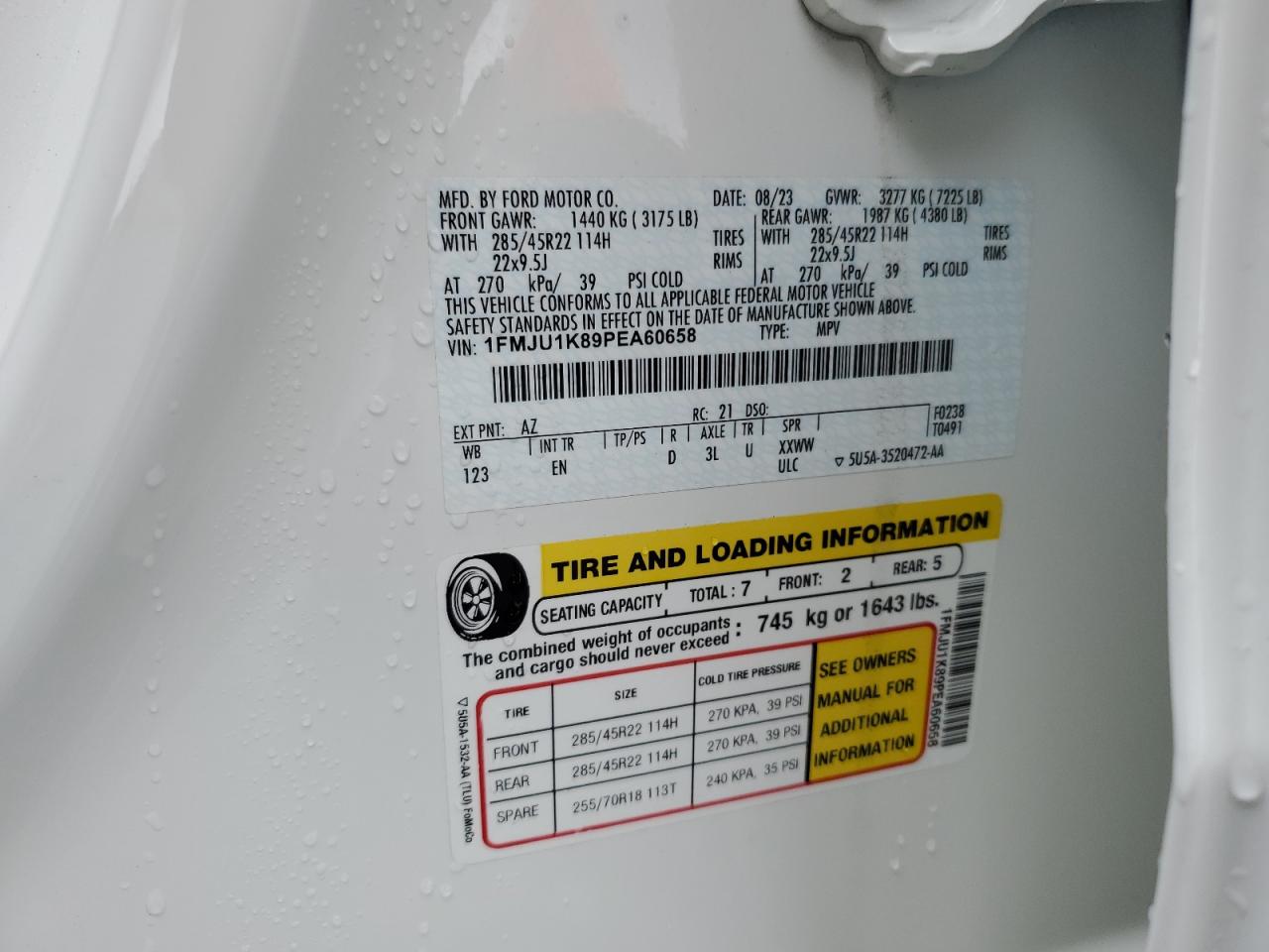 FORD EXPEDITION LIMITED