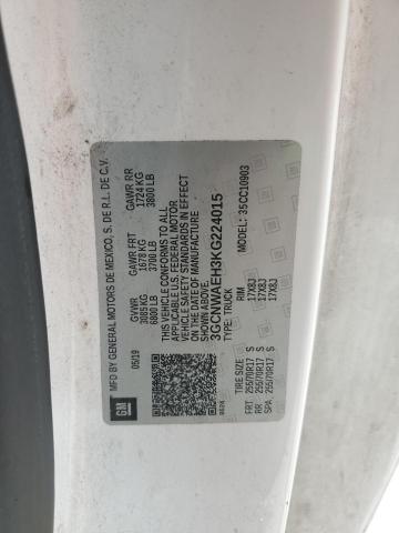 2019 CHEVROLET SILVERADO C1500 3GCNWAEH3KG224015