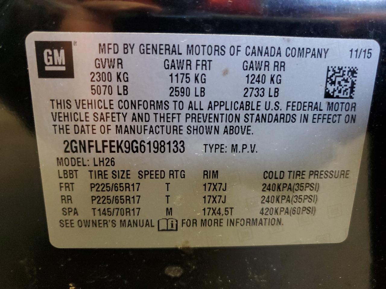 CHEVROLET EQUINOX LT