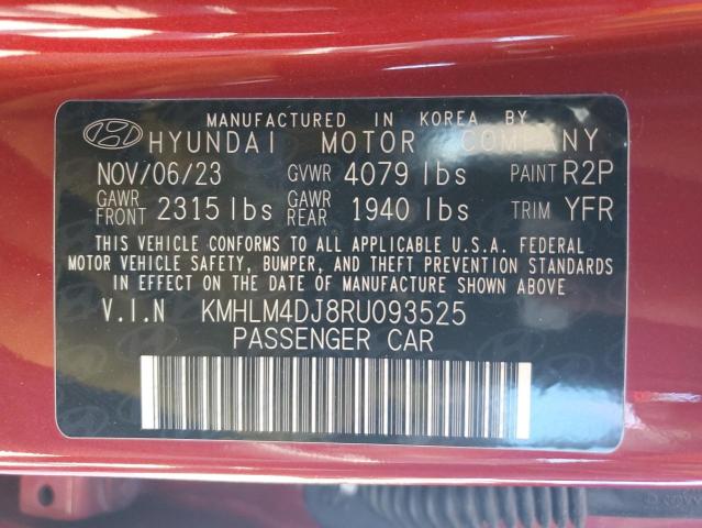 2024 HYUNDAI ELANTRA BL - KMHLM4DJ8RU093525