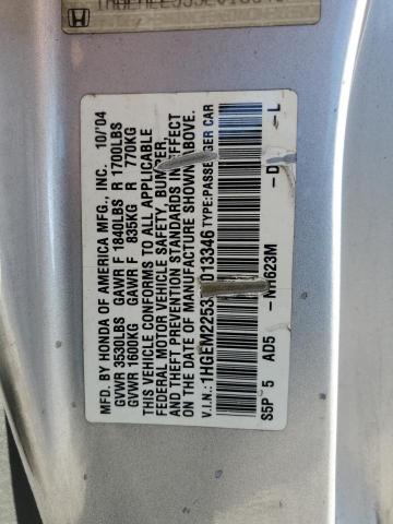 2005 HONDA CIVIC LX #3284480429