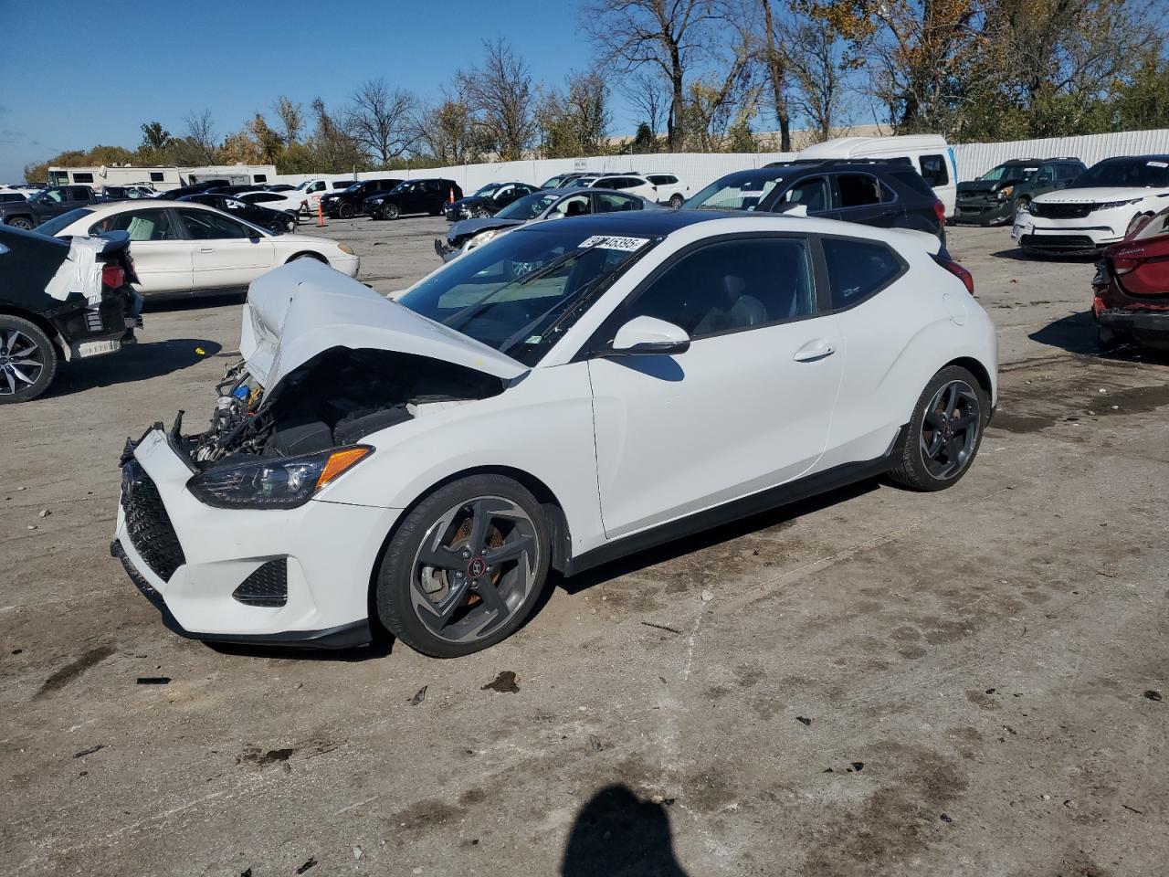 Lot #3316712398 2019 HYUNDAI VELOSTER T