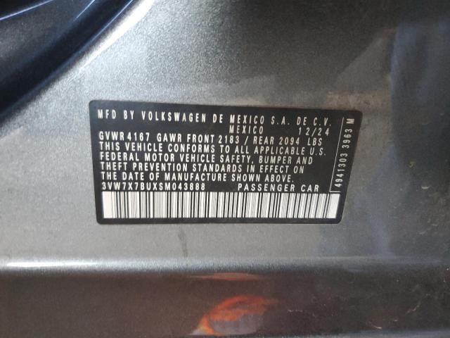 2025 VOLKSWAGEN JETTA SE #3301762336