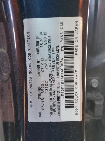 2019 MAZDA CX-3 SPORT JM1DKFB74K1400634