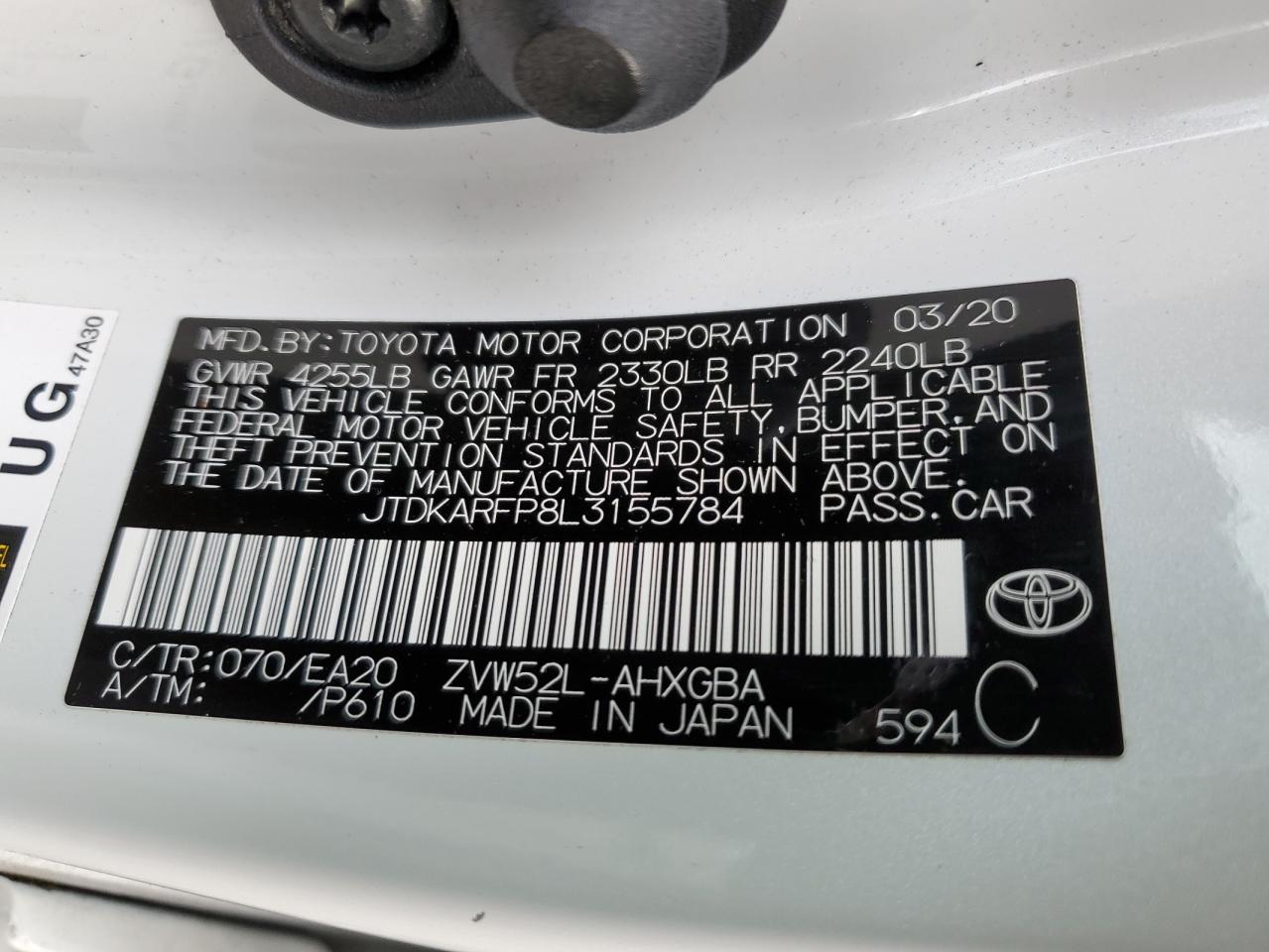 TOYOTA PRIUS PRIME LE