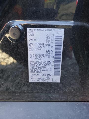 2015 NISSAN ROGUE S #3301829386