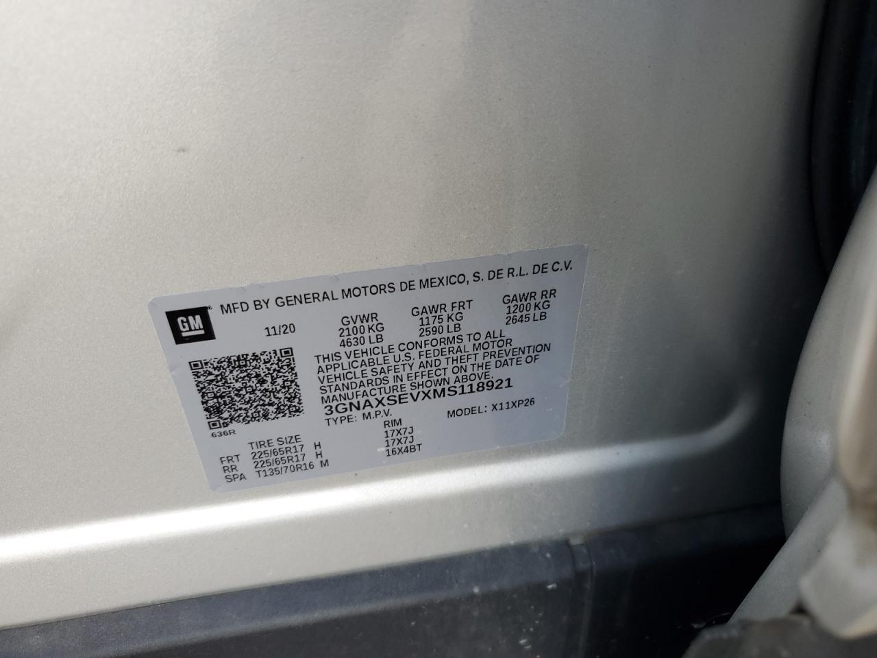 CHEVROLET EQUINOX LS